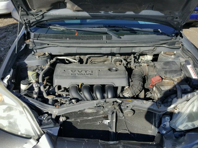 2T1KR32E66C604109 - 2006 TOYOTA COROLLA MA GRAY photo 7