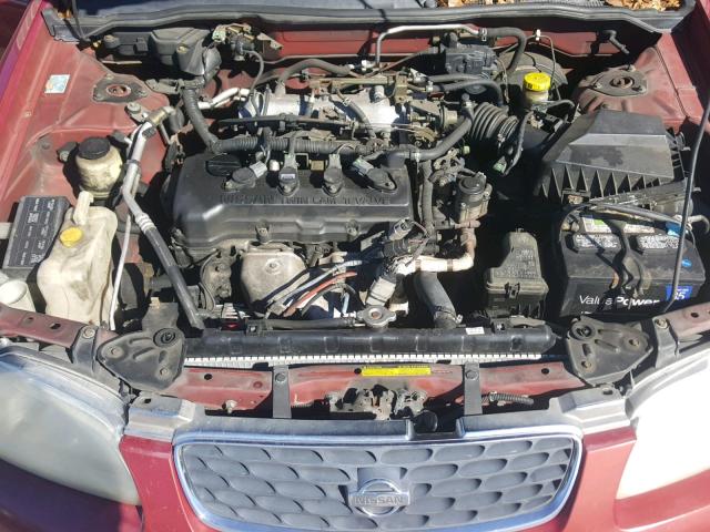 3N1CB51D6YL308099 - 2000 NISSAN SENTRA BAS RED photo 7