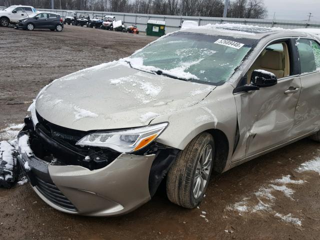 4T1BK1FK0HU583834 - 2017 TOYOTA CAMRY XSE TAN photo 9