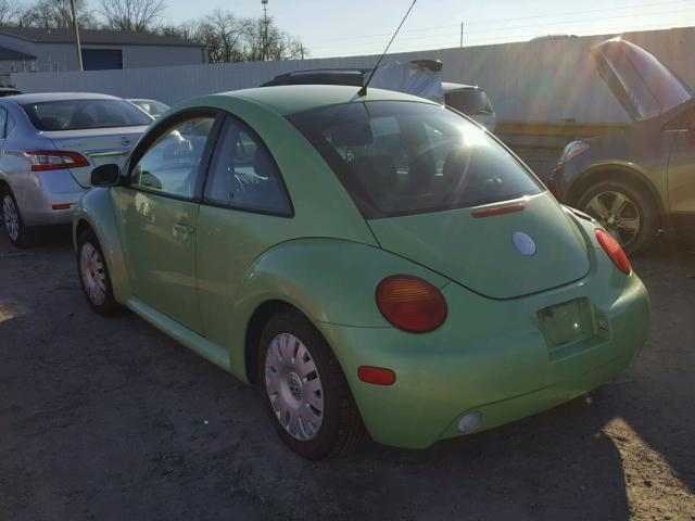 3VWBK31C05M409372 - 2005 VOLKSWAGEN NEW BEETLE GREEN photo 3