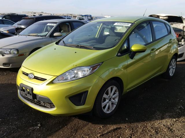 3FADP4EJ1BM116805 - 2011 FORD FIESTA SE GREEN photo 2