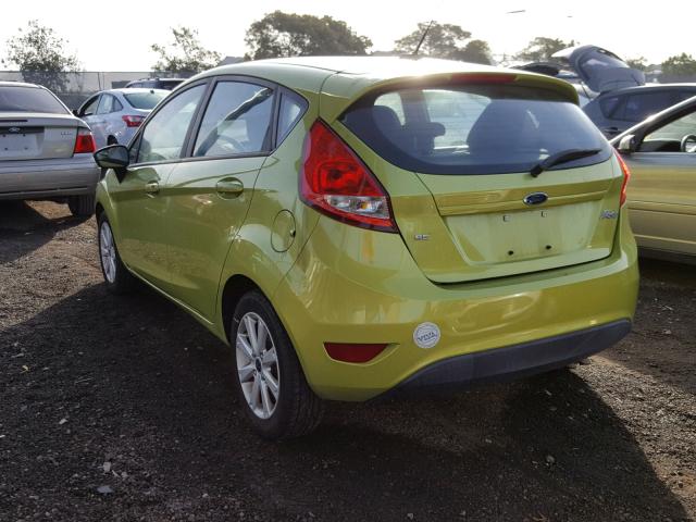 3FADP4EJ1BM116805 - 2011 FORD FIESTA SE GREEN photo 3