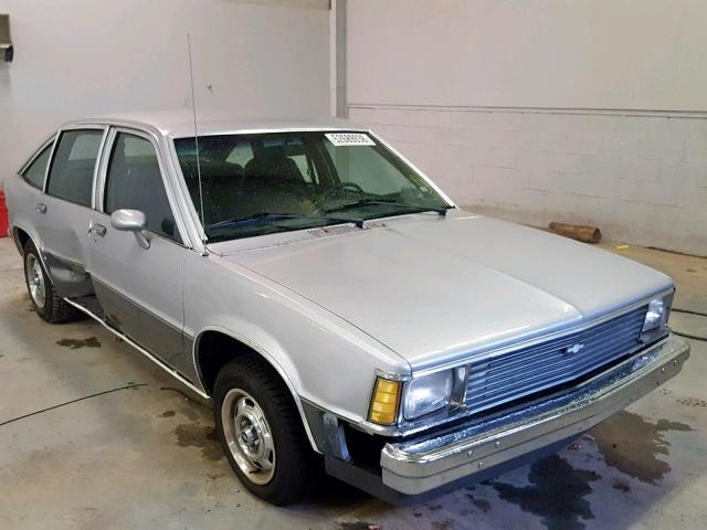 1G1AX68X8CT121780 - 1982 CHEVROLET CITATION SILVER photo 1