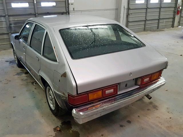 1G1AX68X8CT121780 - 1982 CHEVROLET CITATION SILVER photo 3