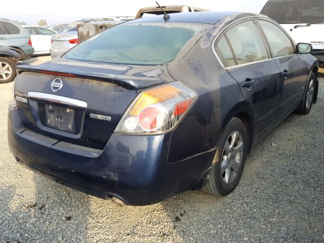 1N4CL21E17C228839 - 2007 NISSAN ALTIMA HYB BLUE photo 4