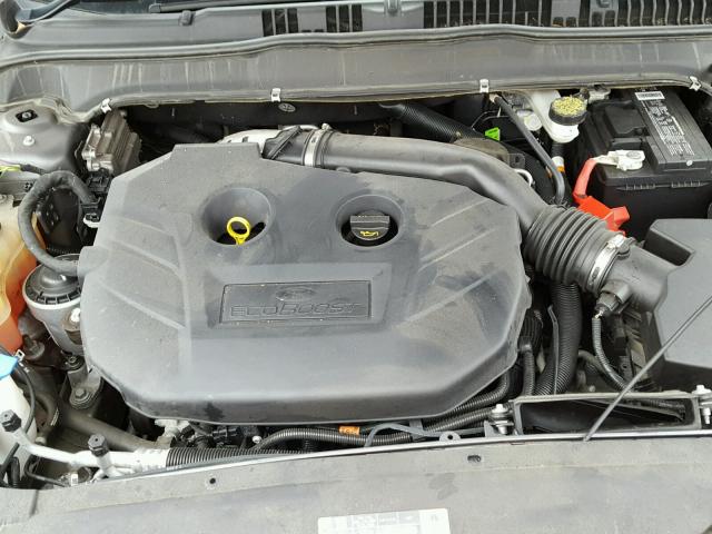 3FA6P0K91ER300161 - 2014 FORD FUSION TIT GRAY photo 7