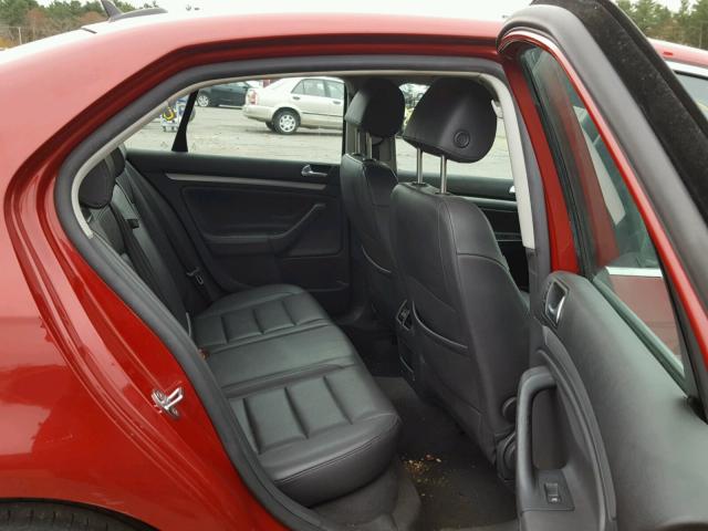 3VWSG71K86M726558 - 2006 VOLKSWAGEN JETTA 2.5 RED photo 6