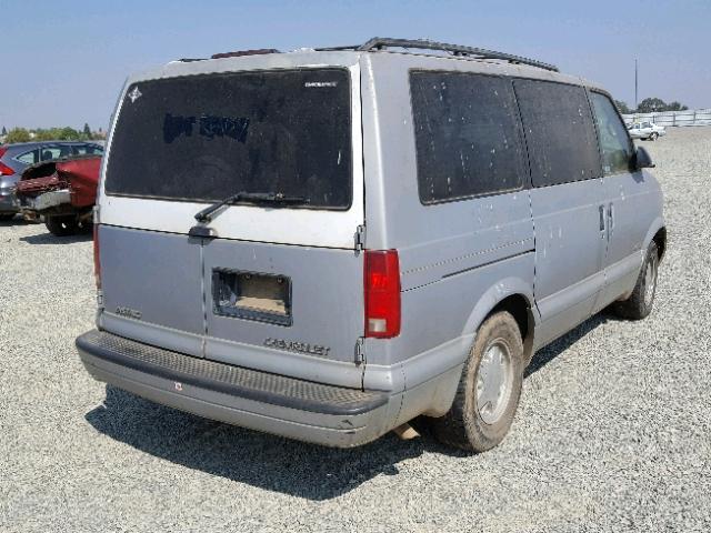 1GNDM19W1WB118582 - 1998 CHEVROLET ASTRO GRAY photo 4