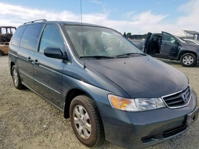 5FNRL18773B094065 - 2003 HONDA ODYSSEY EX BLUE photo 1