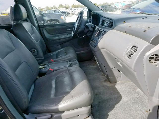 5FNRL18773B094065 - 2003 HONDA ODYSSEY EX BLUE photo 5