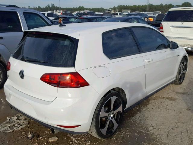 3VWYT7AU4GM037223 - 2016 VOLKSWAGEN GTI S/SE WHITE photo 4