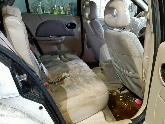 1G8AJ52FX3Z164981 - 2003 SATURN ION LEVEL WHITE photo 6