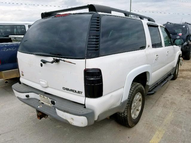 3GNFK16Z92G167706 - 2002 CHEVROLET SUBURBAN K WHITE photo 4