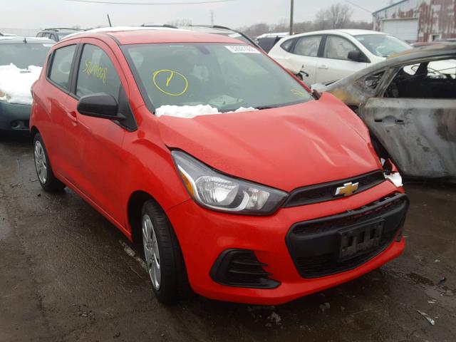 KL8CB6SA7HC752698 - 2017 CHEVROLET SPARK LS RED photo 1