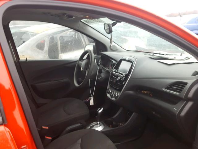 KL8CB6SA7HC752698 - 2017 CHEVROLET SPARK LS RED photo 5