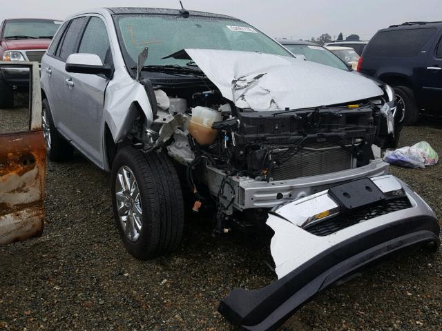 2FMDK3JC1EBA34150 - 2014 FORD EDGE SEL WHITE photo 1