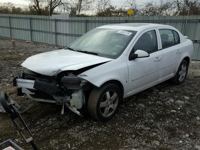 1G1AL55F667765082 - 2006 CHEVROLET COBALT LT WHITE photo 2