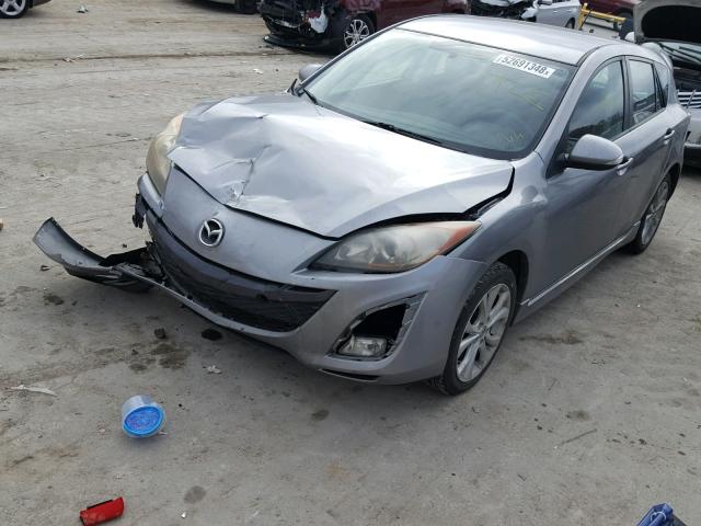 JM1BL1H66A1183270 - 2010 MAZDA 3 S SILVER photo 2