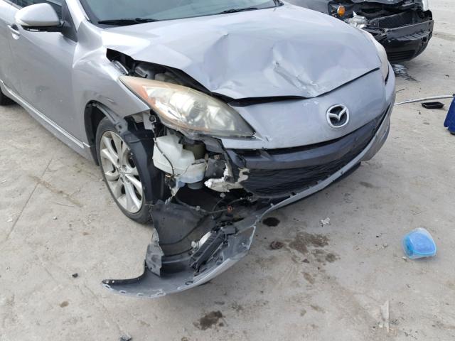 JM1BL1H66A1183270 - 2010 MAZDA 3 S SILVER photo 9