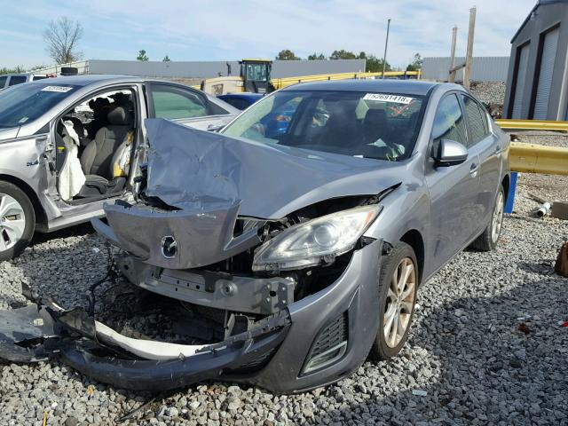 JM1BL1S6XA1313012 - 2010 MAZDA 3 S GRAY photo 2