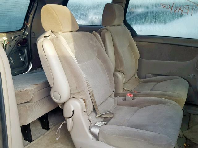 5TDZA23C04S099055 - 2004 TOYOTA SIENNA CE TAN photo 6