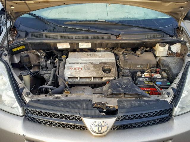 5TDZA23C04S099055 - 2004 TOYOTA SIENNA CE TAN photo 7