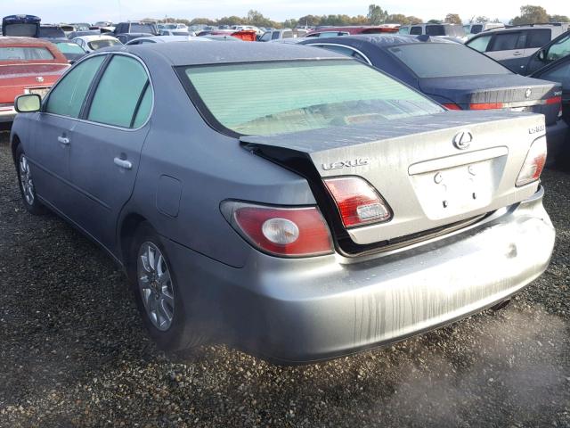 JTHBF30GX30103287 - 2003 LEXUS ES 300 GRAY photo 3