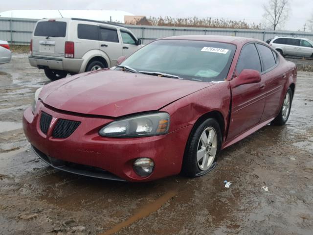 2G2WP552461101573 - 2006 PONTIAC GRAND PRIX Қызыл фото 2