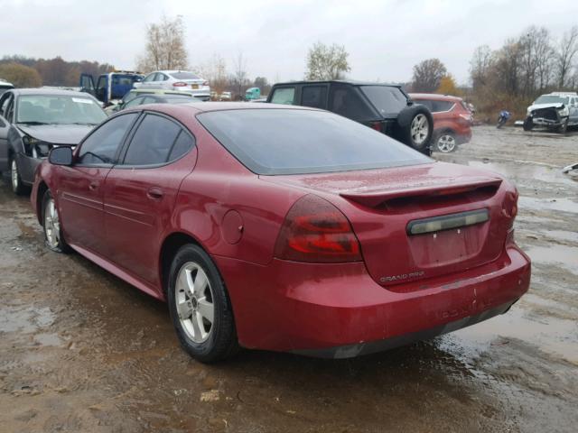 2G2WP552461101573 - 2006 PONTIAC GRAND PRIX Қызыл фото 3