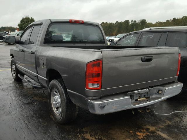 3D7KR28C45G746257 - 2005 DODGE RAM 2500 S GRAY photo 3