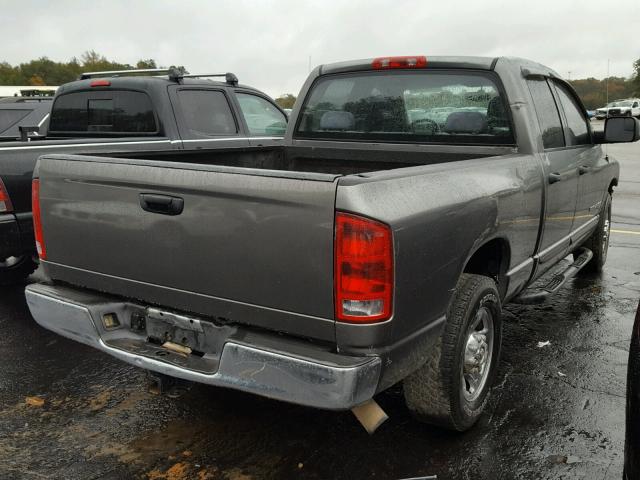 3D7KR28C45G746257 - 2005 DODGE RAM 2500 S GRAY photo 4