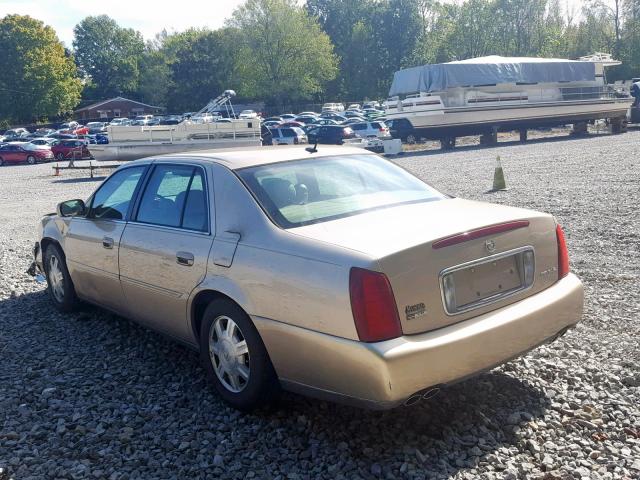 1G6KD54Y05U199371 - 2005 CADILLAC DEVILLE GOLD photo 3