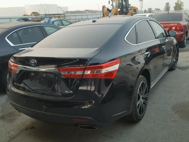 4T1BK1EB6FU137704 - 2015 TOYOTA AVALON XLE BLACK photo 4