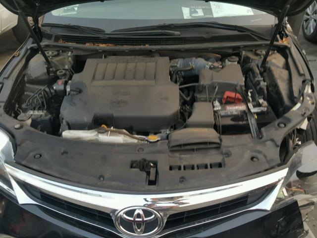 4T1BK1EB6FU137704 - 2015 TOYOTA AVALON XLE BLACK photo 7
