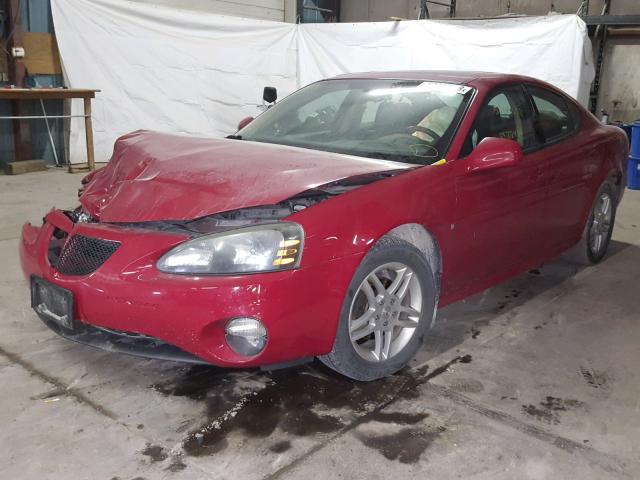 2G2WR554X71161600 - 2007 PONTIAC GRAND PRIX წითელი ფოტო 2