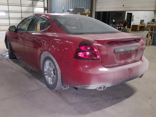 2G2WR554X71161600 - 2007 PONTIAC GRAND PRIX წითელი ფოტო 3