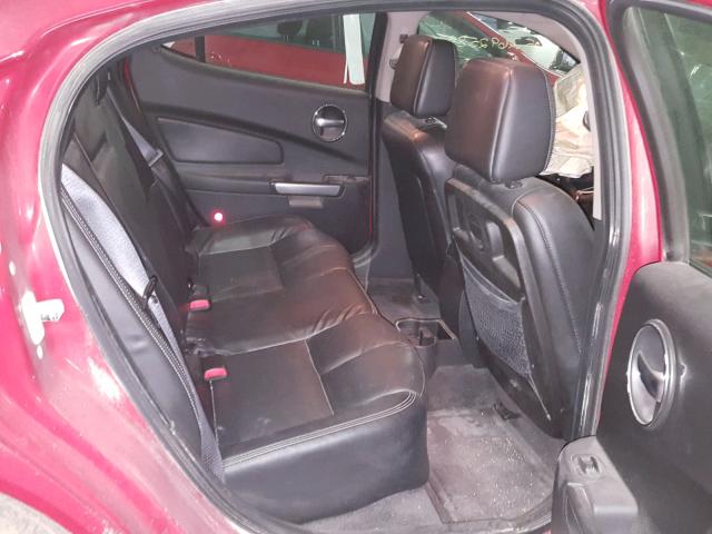 2G2WR554X71161600 - 2007 PONTIAC GRAND PRIX წითელი ფოტო 6