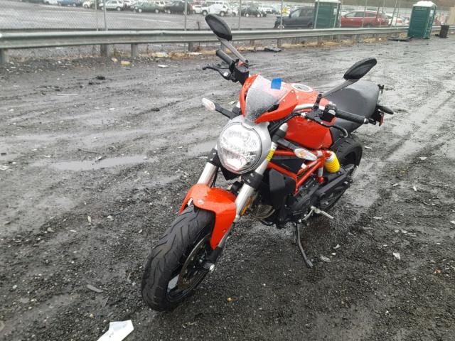 ML0MADBM8JT001399 - 2018 DUCATI MONSTER 79 RED photo 2