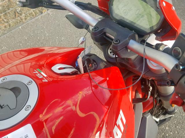 ML0MADBM8JT001399 - 2018 DUCATI MONSTER 79 RED photo 5