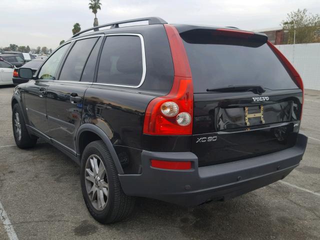 YV1CZ592X51209262 - 2005 VOLVO XC90 BLACK photo 3