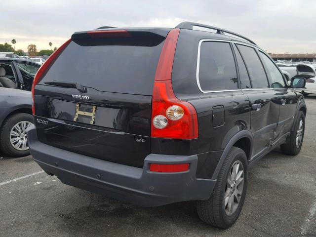 YV1CZ592X51209262 - 2005 VOLVO XC90 BLACK photo 4