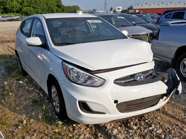 KMHCT5AE5GU265040 - 2016 HYUNDAI ACCENT SE WHITE photo 1