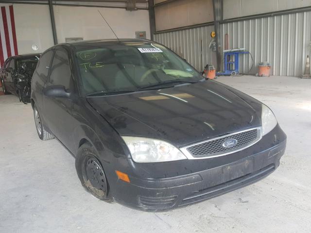 1FAFP31N67W307378 - 2007 FORD FOCUS ZX3 BLACK photo 1