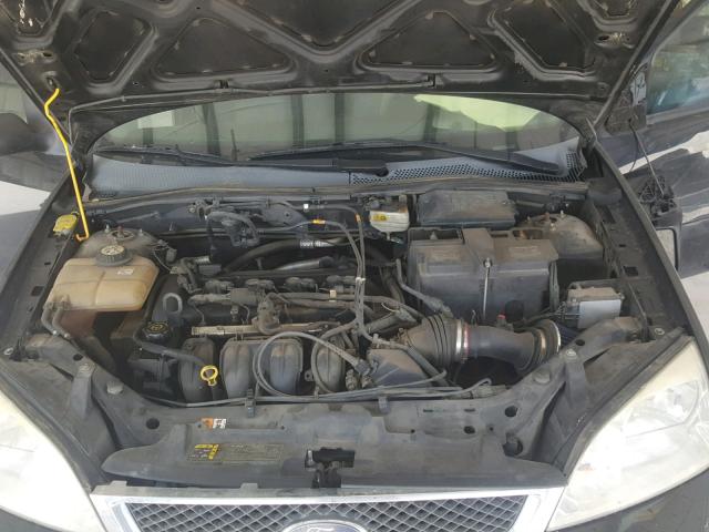 1FAFP31N67W307378 - 2007 FORD FOCUS ZX3 BLACK photo 7