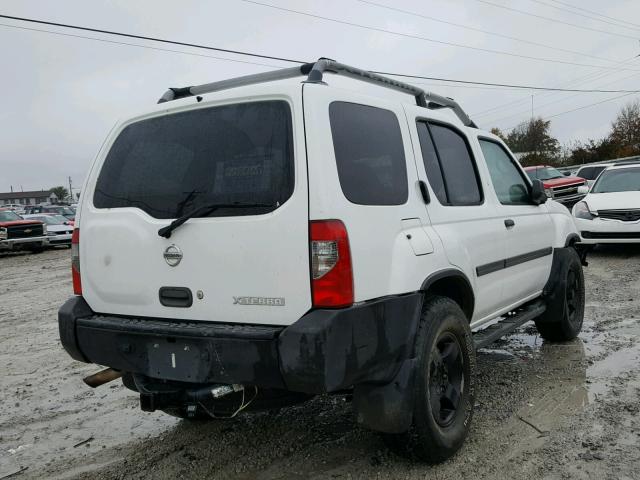 5N1ED28YX4C670462 - 2004 NISSAN XTERRA XE WHITE photo 4