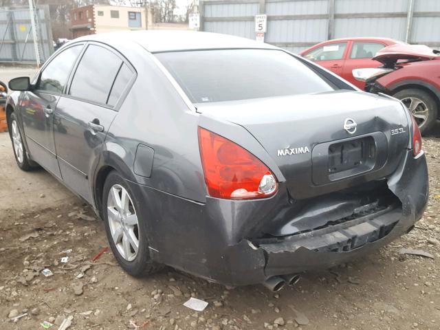 1N4BA41E15C813611 - 2005 NISSAN MAXIMA SE GRAY photo 3