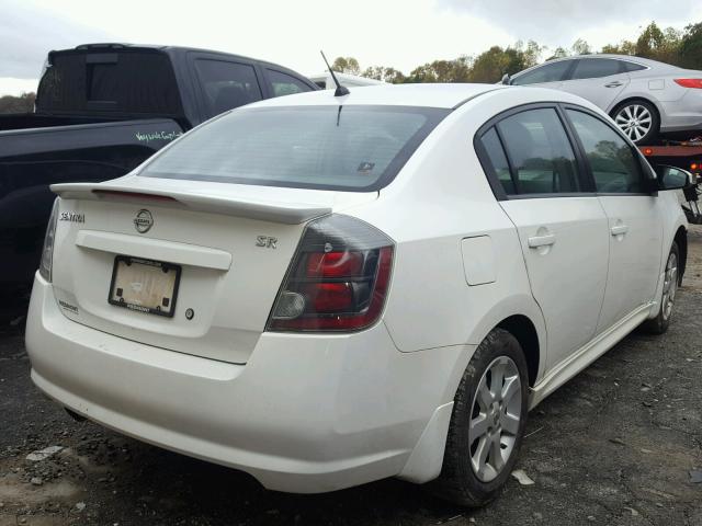 3N1AB6AP9BL652878 - 2011 NISSAN SENTRA 2.0 WHITE photo 4