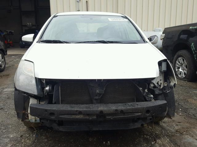 3N1AB6AP9BL652878 - 2011 NISSAN SENTRA 2.0 WHITE photo 9