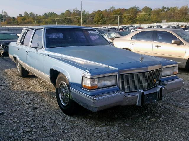 1G6DW54Y0LR730281 - 1990 CADILLAC BROUGHAM BLUE photo 1