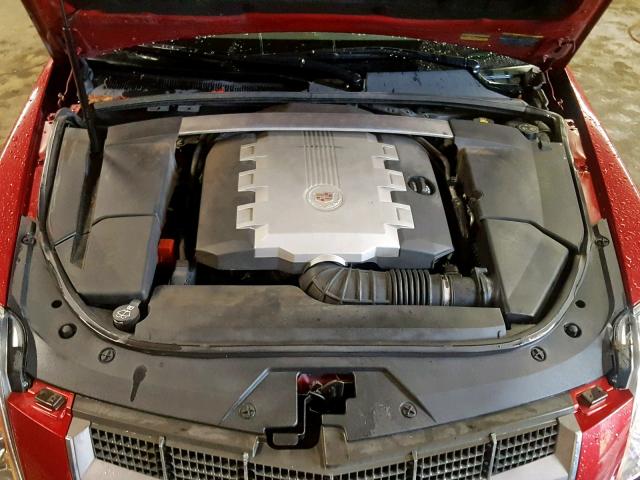 1G6DS57V990103511 - 2009 CADILLAC CTS HI FEA RED photo 7